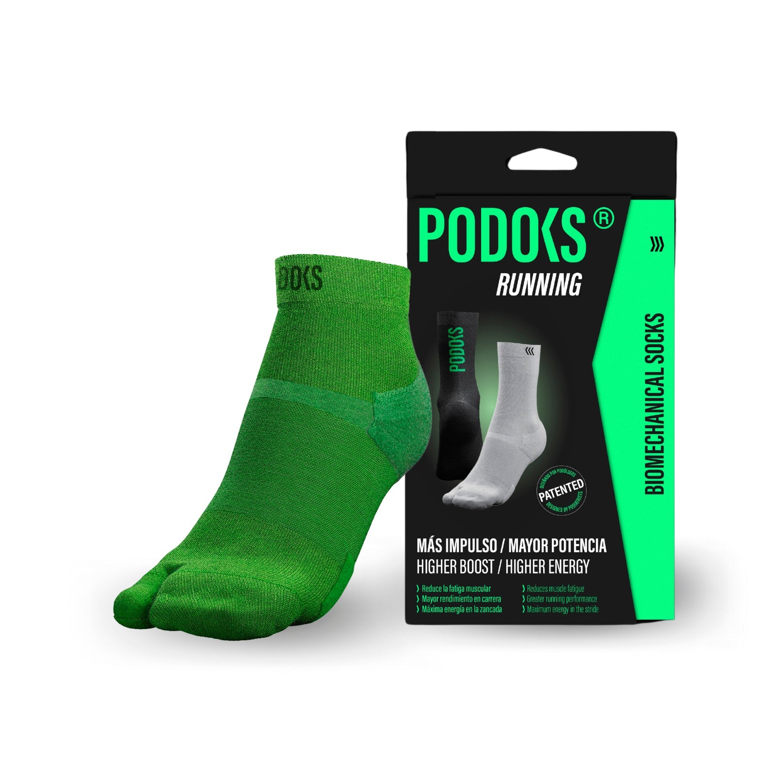 PODOKS RUNNING ANKLE GREEN